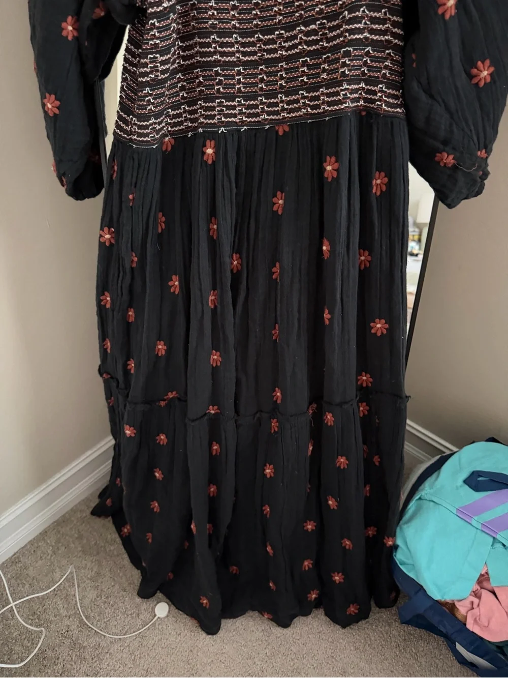 Free People Black Dahlia Dress